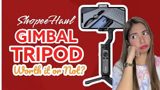 HOHEM ISTEADY X2 GIMBAL STABILIZER SA SHOPEE  WORTH IT BA OR HINDI [upl. by Northrop799]