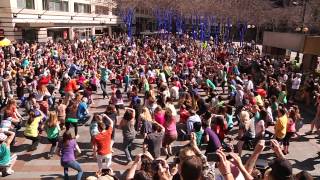 Glee Flash Mob amp Marriage Proposal Seattle  2012 [upl. by Oberheim900]