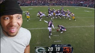 GAME OF THE YEAR Chicago Bears Vs Green Bay Packers REACTION [upl. by Sldney]