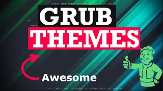 AWESOME Boot Loader Themes for GRUB on Linux Learn How To Install Custom Themes on Linux GRUB [upl. by Hannej999]