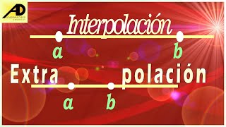 FUNCIONES INTERPOLACIÓN y EXTRAPOLACIÓN LINEAL Academia DIEGO [upl. by Asenad]