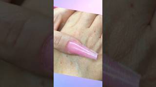 Russian Almond Dual Form Pop Off Reveal nails nailart [upl. by Colpin]