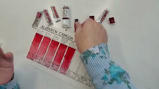 Alizarin Crimson and Lightfast Substitutions in Watercolour [upl. by Navac902]