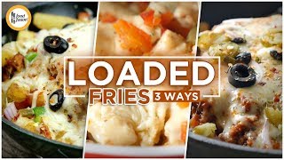 Loaded Fries 3 ways Recipe By Food Fusion Ramzan Special [upl. by Boak568]