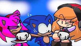 FNF Tug o war but Amy and Meggy sings it  a cutscene [upl. by Hadsall]