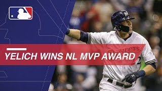 Christian Yelich named the 2018 National League MVP [upl. by Lebyram]