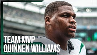 Team MVP Interview Quinnen Williams Talks Huge Year Sack Dance And Next Goals [upl. by Nahtaj]