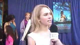 Interviews Bridge to Terabithia  AnnaSophia Robb 3rd [upl. by Amorette701]