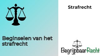 Beginselen van het strafrecht [upl. by Reid]