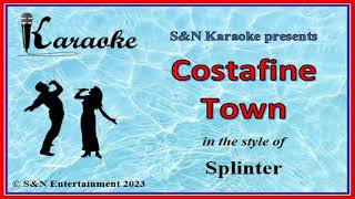 SampN Karaoke  Splinter  Costafine Town [upl. by Ziegler778]