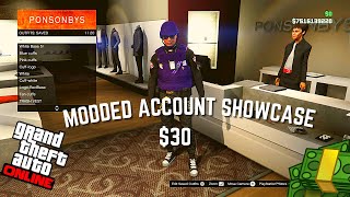 I BOUGHT A 30 MODDED ACCOUNT FROM NUJE FOR GTA 5 ONLINE [upl. by Olympie]