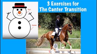 3 Exercises to Improve the Canter Transition [upl. by Etnoled322]