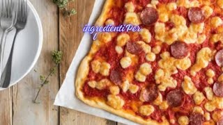 Come Preparare una Pizza al Forno Croccante e Gustosa La Migliore Ricetta da Provare [upl. by Innoj234]