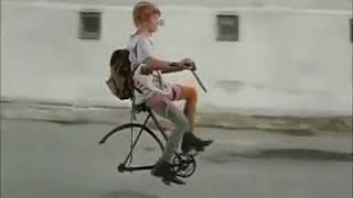 Pippi Langstrumpf  Fahrradszene  Fahrrad ohne Räder [upl. by Neelra861]