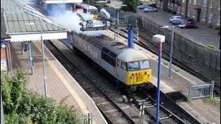 DC Rail 56103 clags out of Aylesbury running light 230824 [upl. by Stanwin]