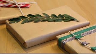 Comment faire des emballages cadeaux originaux avec du simple papier kraft [upl. by Tailor]