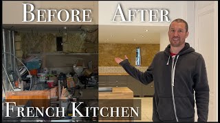 Chateau Diy FULL Kitchen RENOVATION in 30 mins [upl. by Airetahs]