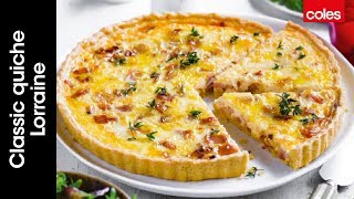 How to make classic quiche Lorraine [upl. by Annoeik]