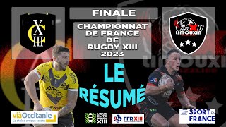 RÉSUMÉ  Finale championnat rugby à XIII 2023  Carcassonne XIII vs XIII Limouxin [upl. by Alat209]