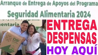 DESPENSA🎉INICIA ENTREGA📢REGISTRO HOY AQUÍ ADULTOS MAYORES 🌟AVISO [upl. by Neztnaj701]