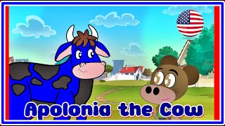 The Apolonia Cow  Popular Songs  childrens cartoon [upl. by Adnovahs871]