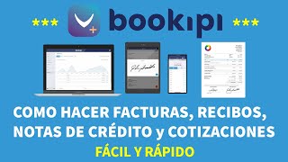 COMO HACER FACTURAS COTIZACIONES y RECIBOS profesionales GRATIS RAPIDO Android iOS Mac y Windows [upl. by Akiemehs]