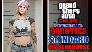 MC Clubhouse Type Standard Bounty Mission of Bottom Dollar Bounties DLC  GTA BOOM [upl. by Rahas818]