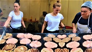 Serbian Street Food in Italy Roasted Porks and Large Burgers Gusti di Frontiera Gorizia [upl. by Trev]