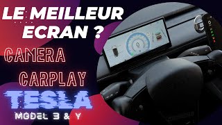 Le meilleur écran pour Tesla Model 3 amp Y  Hansshow F9 Carplay Linux [upl. by Oahc]