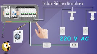 TABLERO ELÉCTRICO DOMICILIARIO  EXPLICACIÓN PASO A PASO [upl. by Modie]