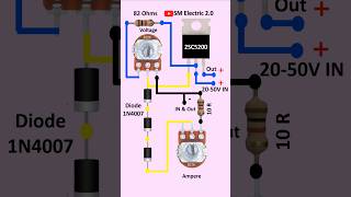 Voltage amp Ampere Regulator Circuit  shorts viral diy electronic [upl. by Hinson908]