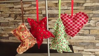 DaIsY´s DIY  Weihnachtsbaumschmuck in 10 Minuten nähen [upl. by Stronski]