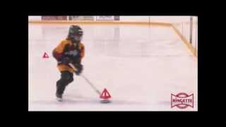 Ringette Ontario Skills Matrix Drills Video 2 Carrying the Ring [upl. by Giselbert]