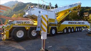 Liebherr LTM175091 MEDIACO en Haute Savoie  FRANCE [upl. by Ilysa969]