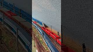 CD Railjet trifft auf einen Güterzug anlagenbau train h0 modeltrains modellbahn railway [upl. by Engedi]