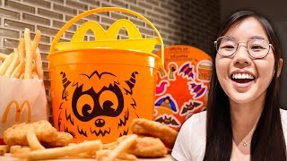 McDonald’s Boo Buckets 2024 🎃  New Peach Pie Halloween McFlurry [upl. by Floeter]