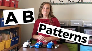 AB Patterns  Color size type rhythm and movement patterns  FUN  Learn at home [upl. by Acenom]