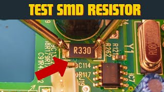 How To Test SMD Resistor With Multimeter [upl. by Kelleher]