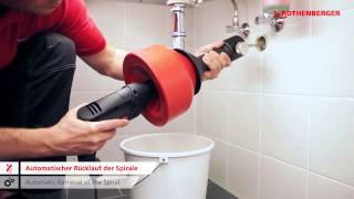 Rothenberger Rospimatic – Drain Cleaning Machine 78576 [upl. by Strander]