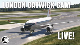 London Gatwick Cam  Microsoft Flight Simulator  VATSIM [upl. by Lethia551]