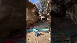 Scrawny and Brawny  V7 Joes Valley Bouldering [upl. by Sredna]