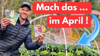 Nicht Vergessen WICHTIGE Gartenarbeiten  Aussaaten im April 🌱 [upl. by Akemor]