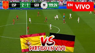 🔴 ESPAÑA VS ALEMANIA PARTIDO EN VIVO  EUROCOPA 2024 CUARTOS DE FINAL  SPAIN VS GERMANY LIVE MATCH [upl. by Ahsenwahs]