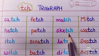 quottchquot Trigraph Trigraph Phonics made Easy [upl. by Namijneb20]