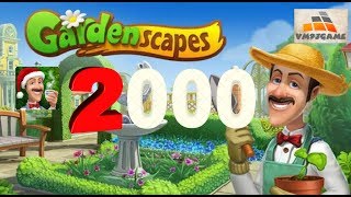 GARDENSCAPES Gameplay  Level 2000 iOS Android [upl. by Ihpen]