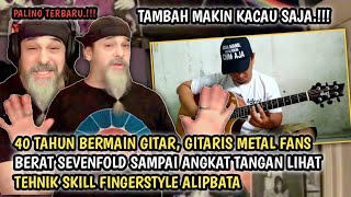 Makin Kacau❗️40 Tahun Bermain Gitar Musisi Metal Fans AX7 Angkat Tangan Lihat Alipbata Reaction [upl. by Britney335]