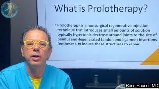 What is Prolotherapy  Ross Hauser MD [upl. by Ecniv198]