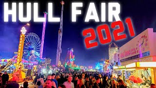 Hull Fair 2021  Friday 8th October  Opening Night  Walk Through and On Ride POVs [upl. by Suivatnom]