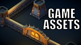 Simple Isometric Game Assets Full Slow Version [upl. by Nairdad]