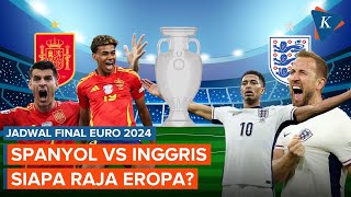 Live Streaming Spanyol Vs Inggris di Final Euro 2024 Perebutan Raja Eropa Malam Ini [upl. by Tucky]